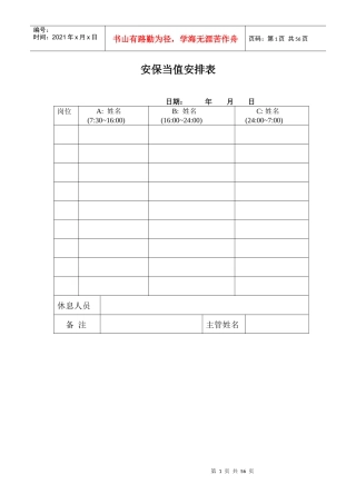 安全部表单（56份）