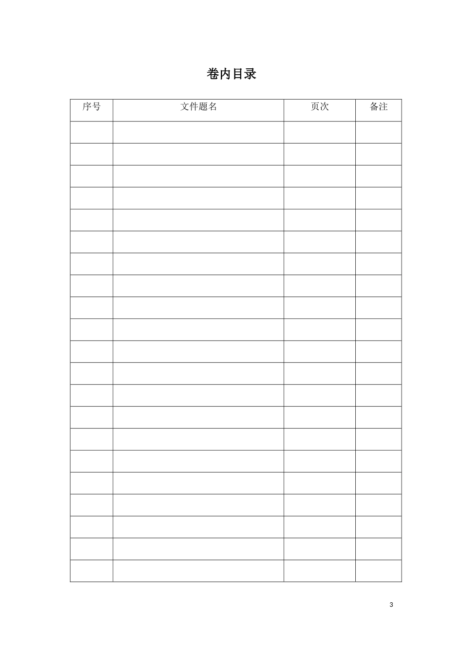 锅炉移交资料表格大全（DOC98页）_第3页