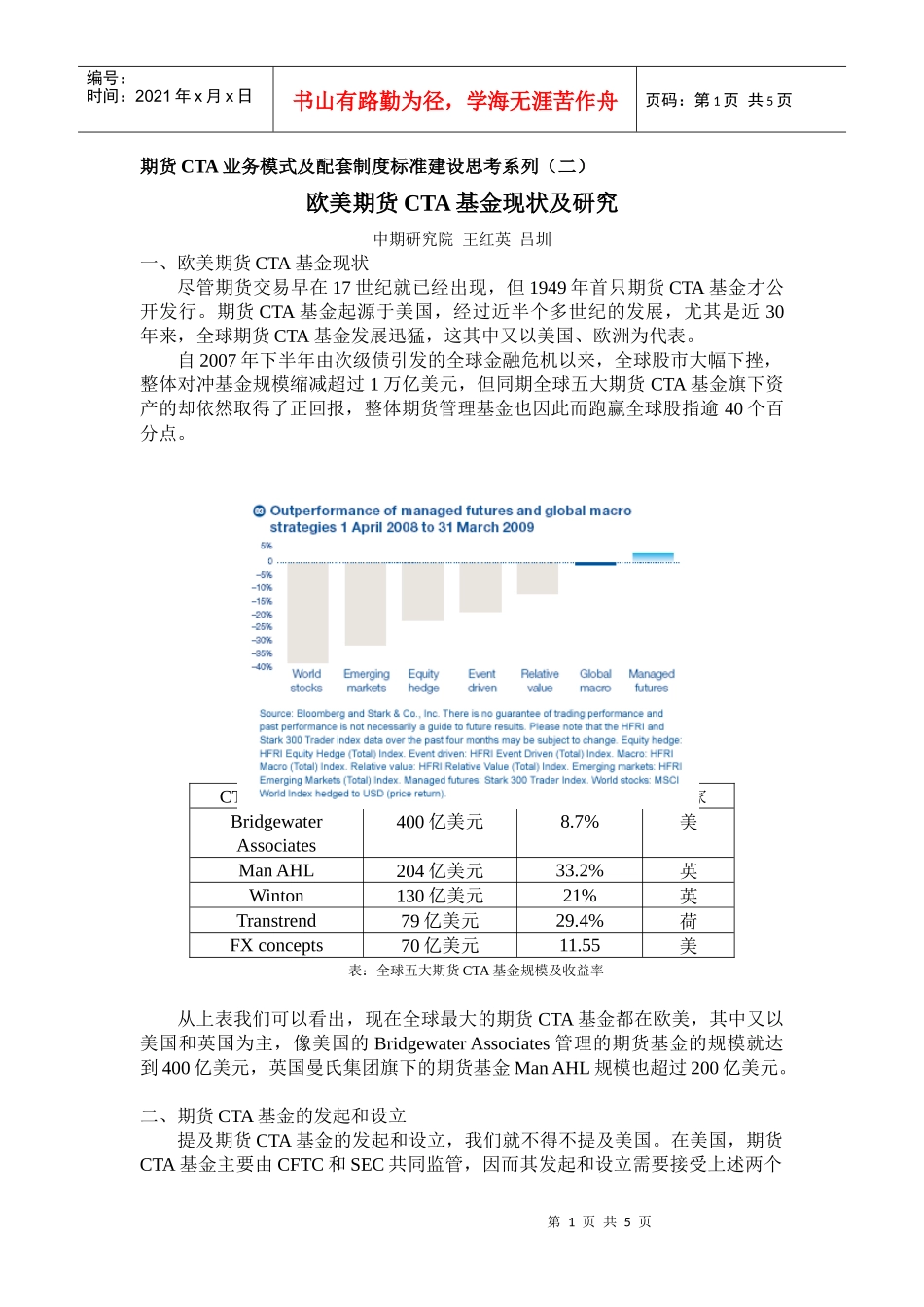 期货CTA业务模式及配套制度标准建设思考系列(二)_第1页
