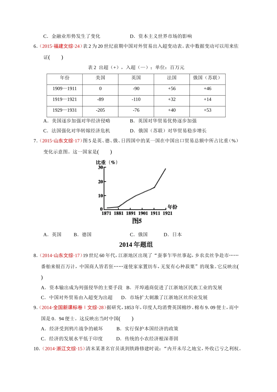 第9课近代中国经济结构的变动 (2)_第2页