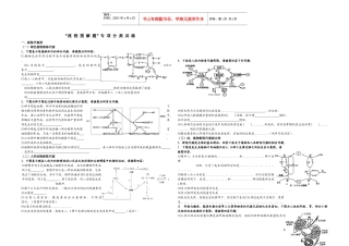 “流程图解题”专项分类训练