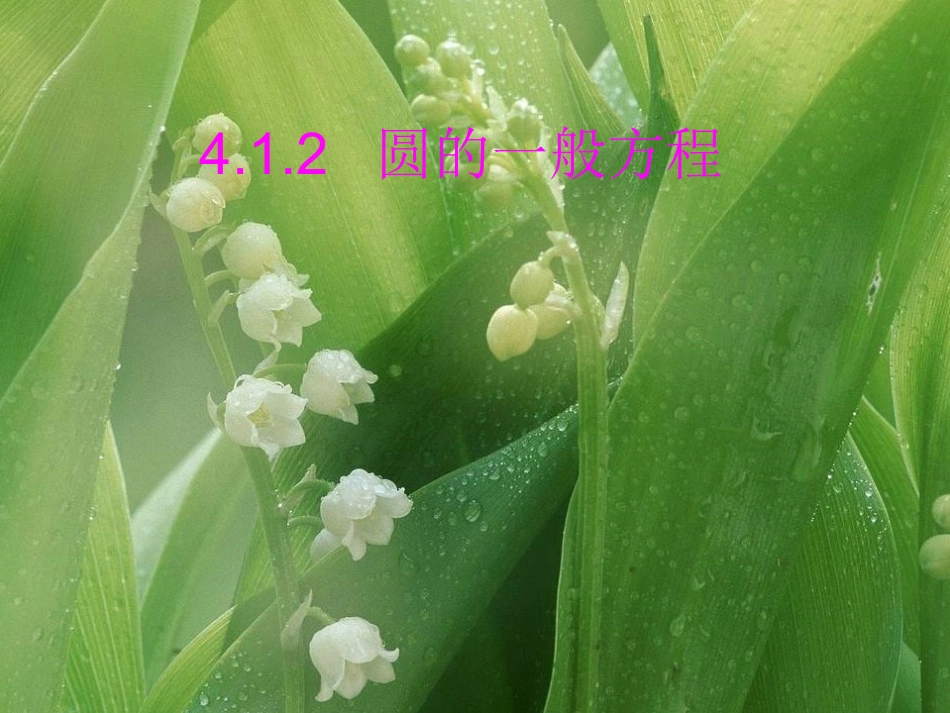 圆的一般方程_第3页