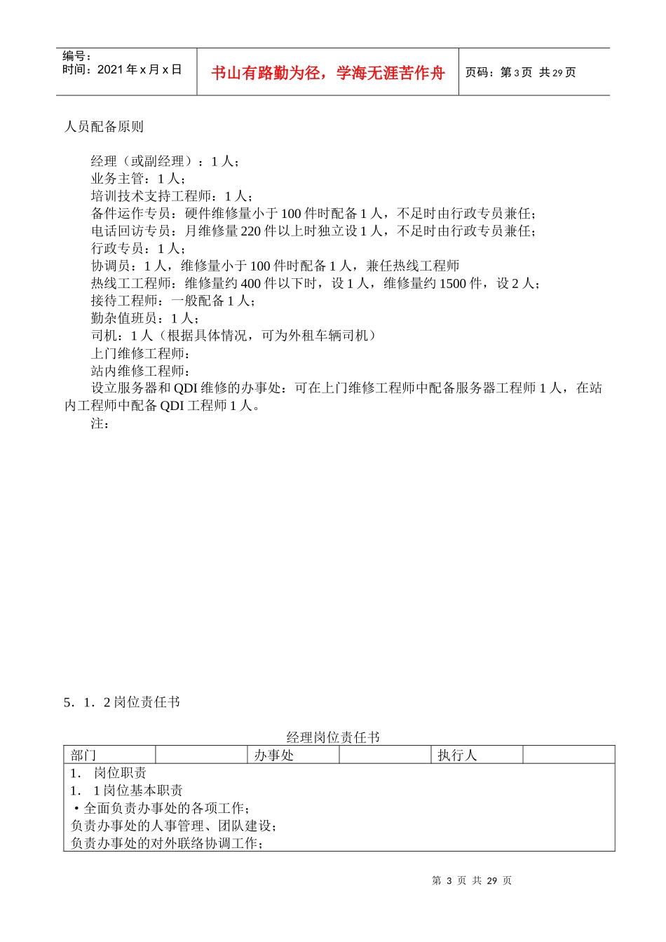 某公司人事管理规范_第3页