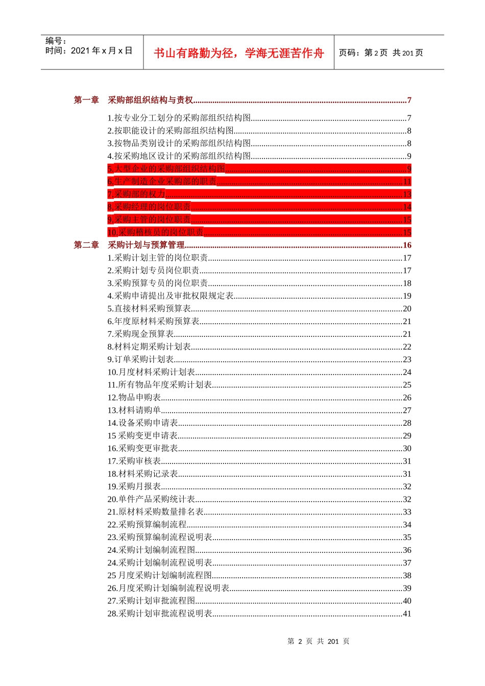 采购部规范化管理工具箱_表格类模板_表格模板_实用文档_第2页