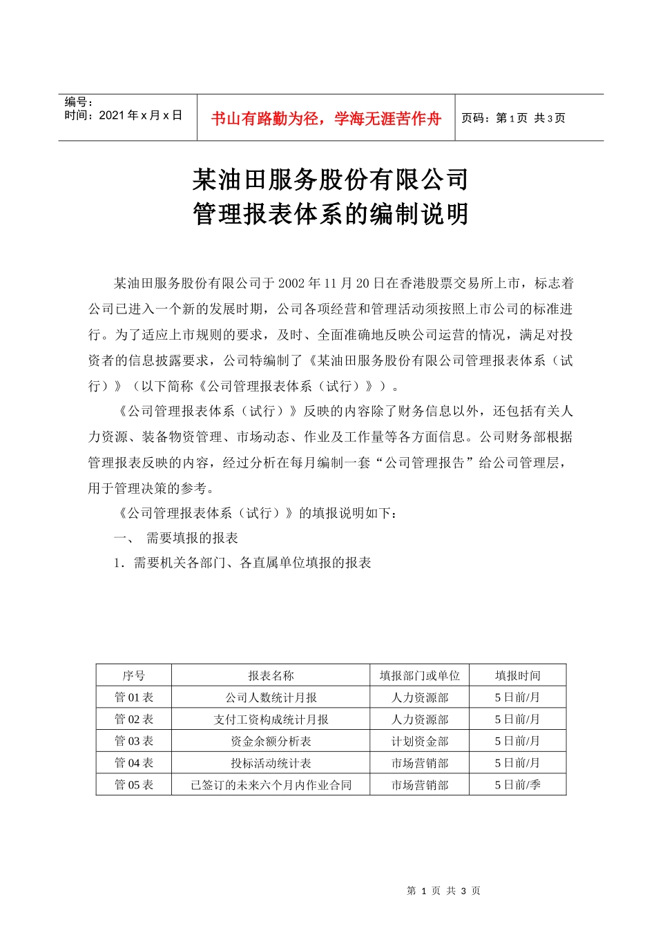 管理报表体系_第1页