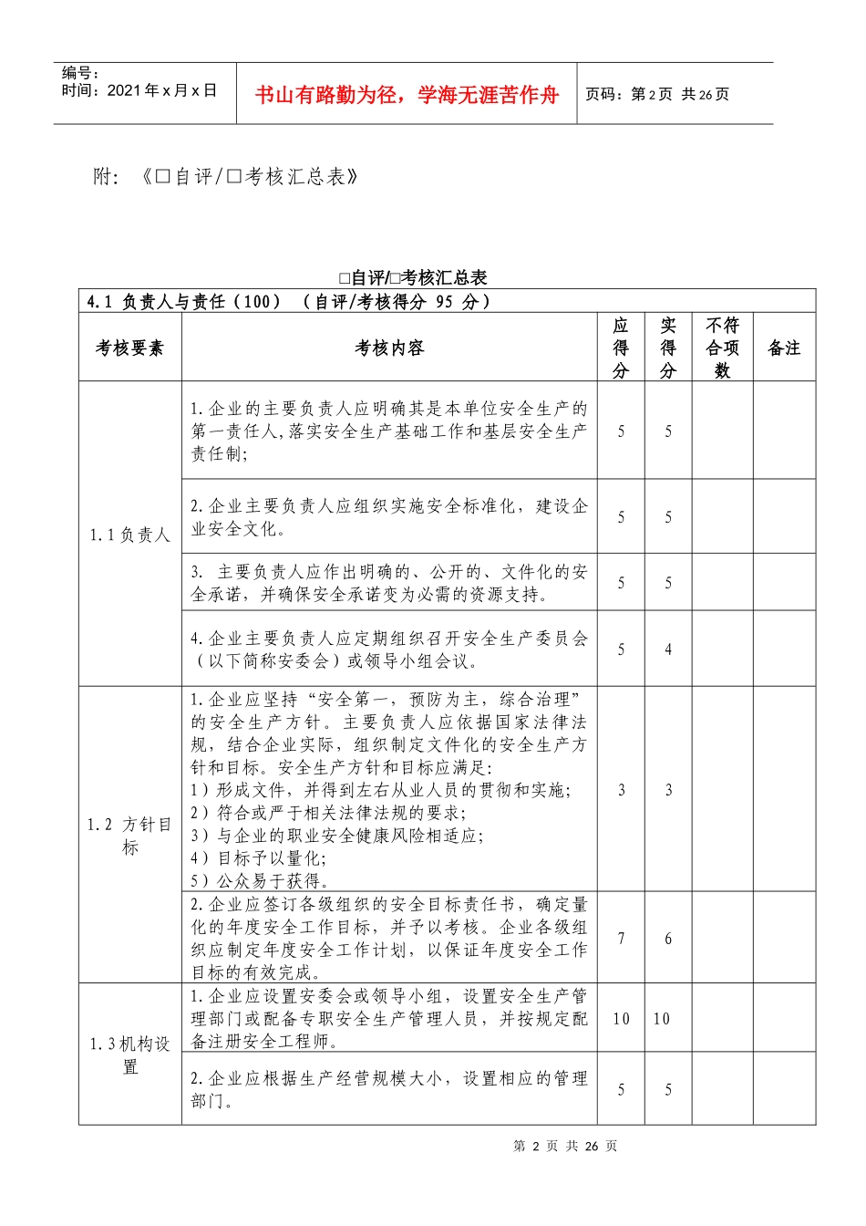 危险化学品从业单位安全标准化自评报告8988544_第2页