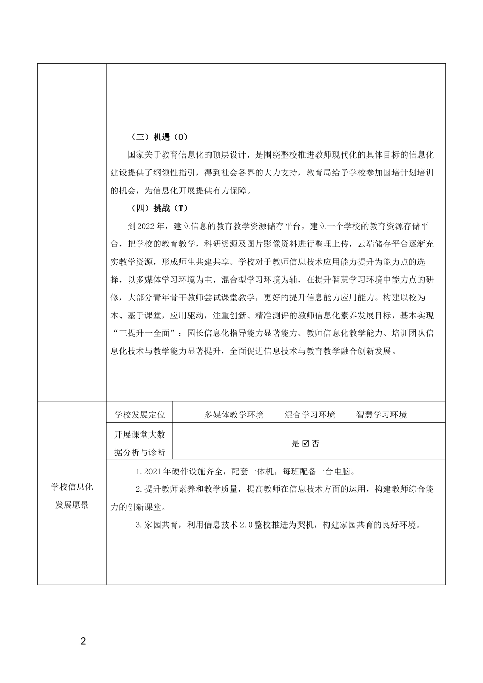 信息化发展规划（合山市岭南镇中心幼儿园）_第2页