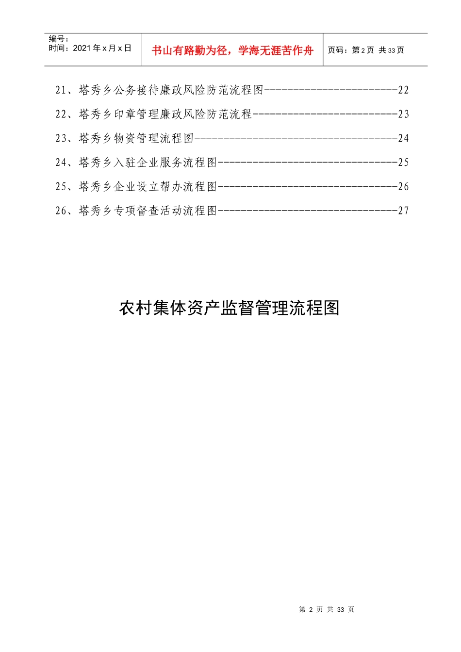 塔秀乡廉政风险防控行政权力运行流程图_第3页