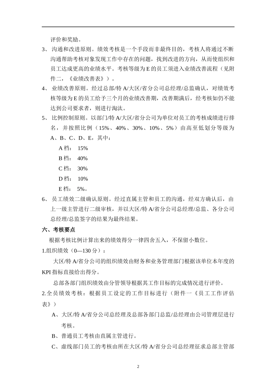 中国网通FY02绩效考核制度(1)_第2页