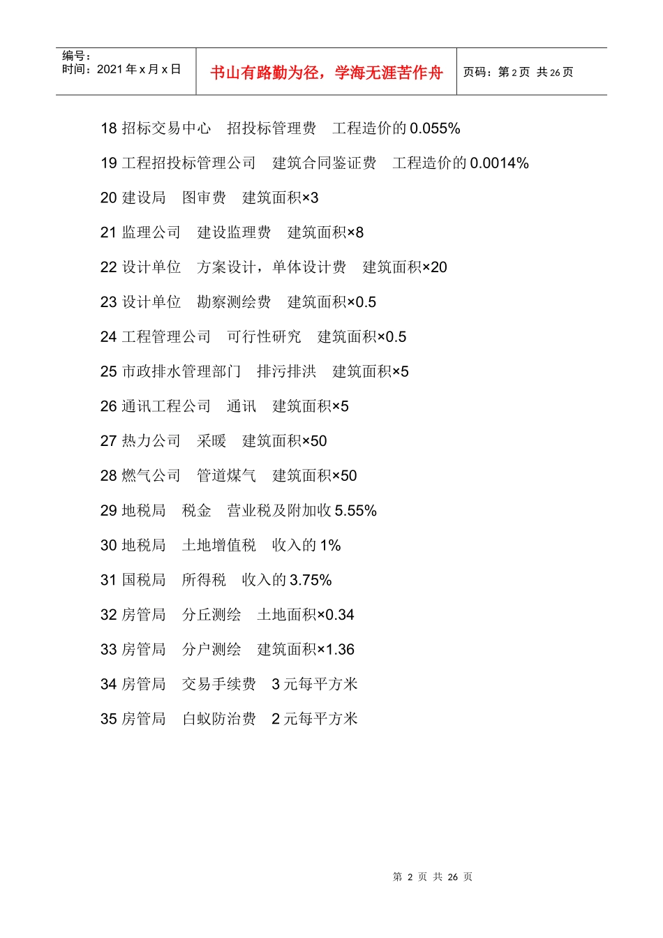 房地产开发费用及流程图_第2页