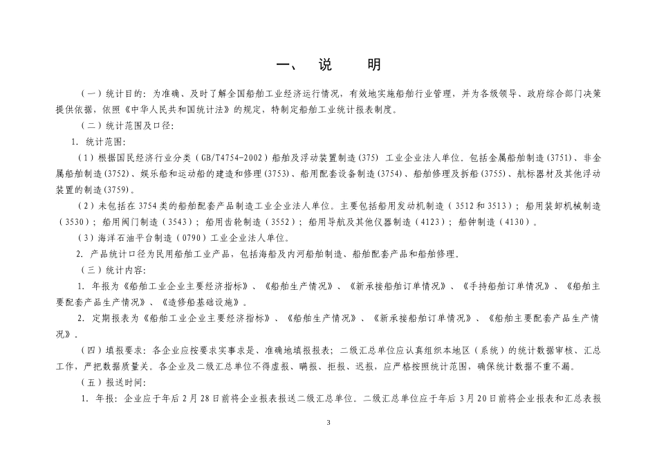 船舶工业统计报表制度_第3页