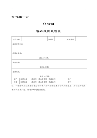 【管理表格】营业部表格