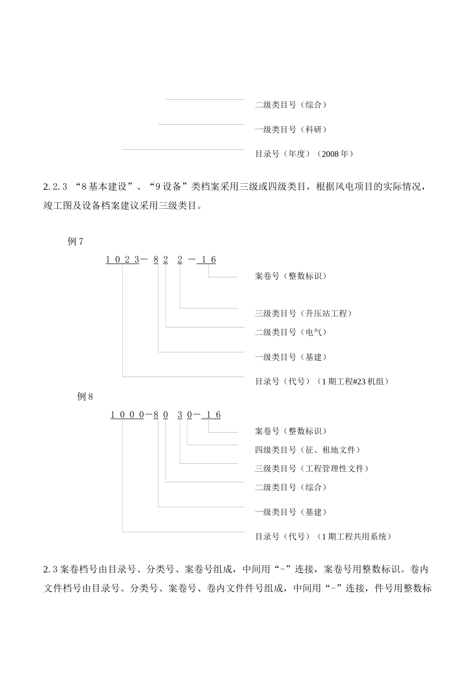 风电企业档案分类表_第3页