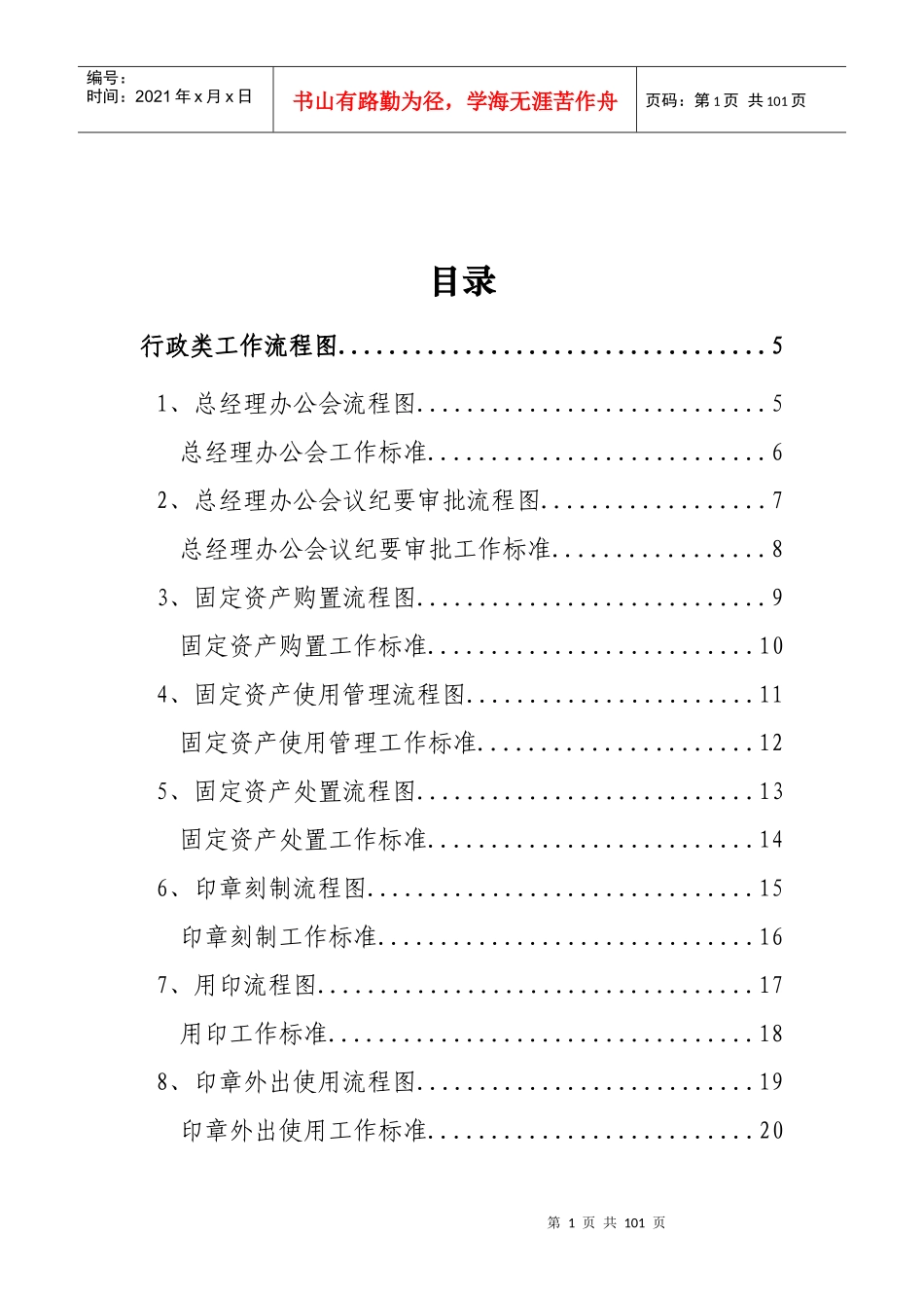 XXXX集团有限公司流程图_第1页