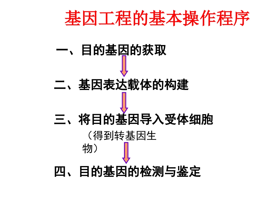 基因工程的基本操作程序_第2页