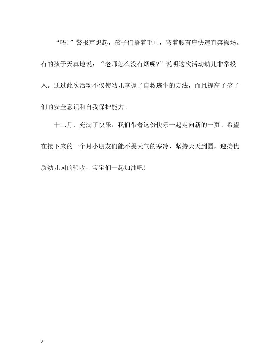 幼儿园大班十二月份个人工作总结_第3页