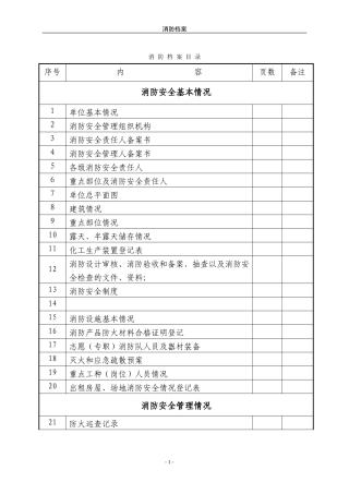消防档案规范(DOC39页)