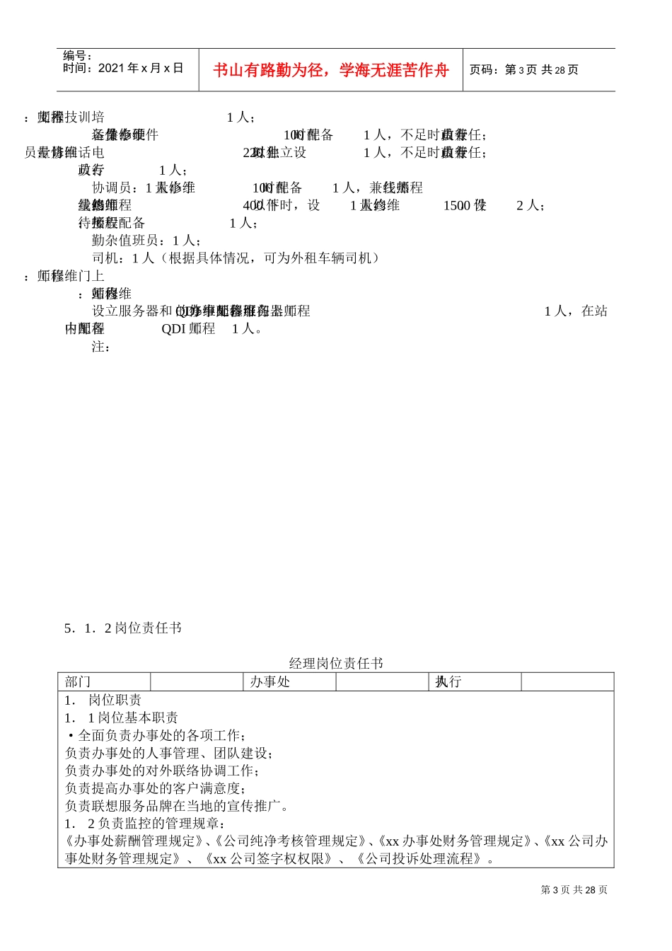 某某公司人事管理规范_第3页