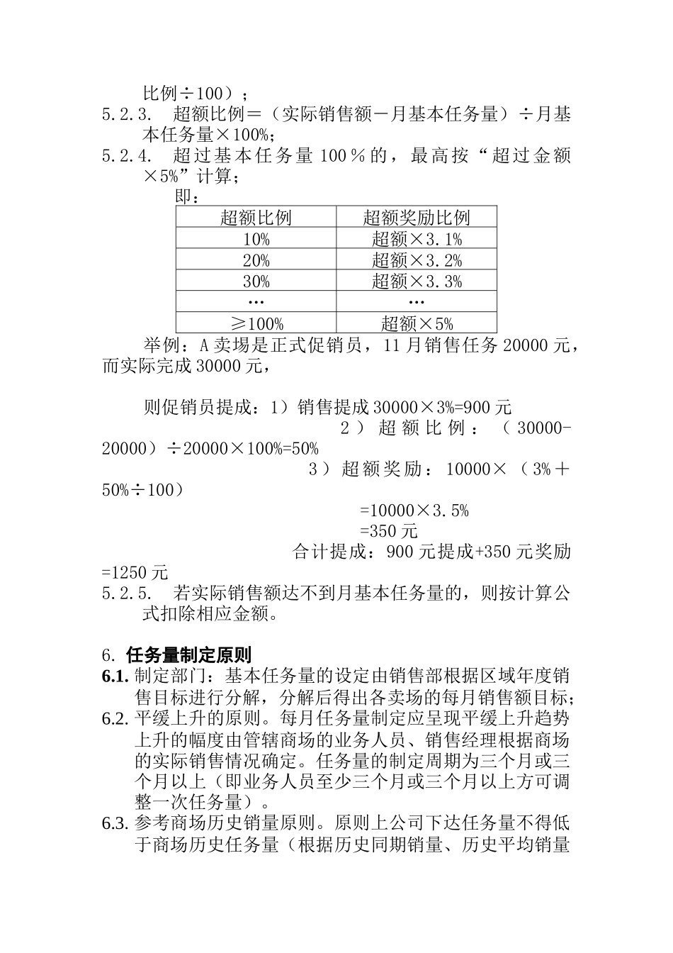 XX电器有限公司促销员等级评定和薪酬制度(doc 8)_第3页
