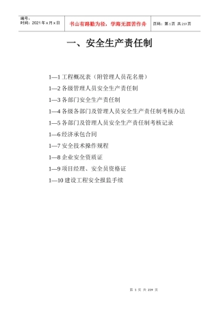 市政安全表格1-13册