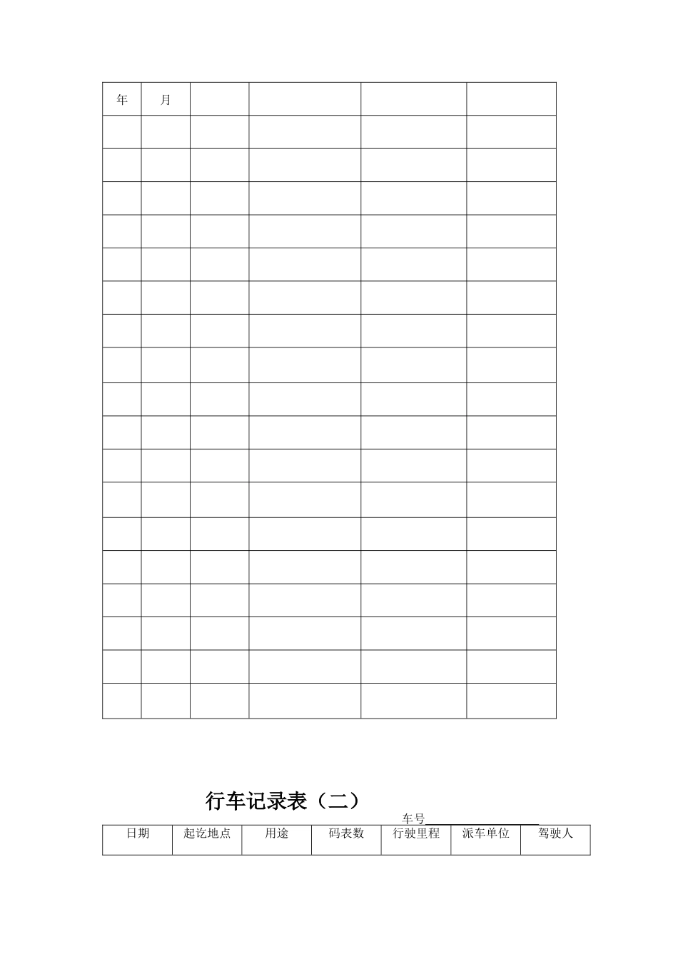 现代企业行政管理表格_第2页
