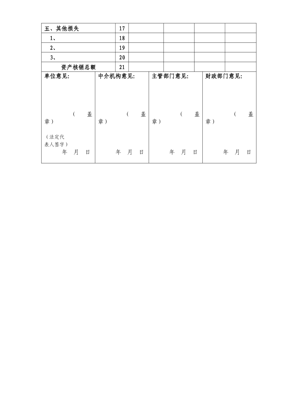 改制事业单位相关表格大全_第2页