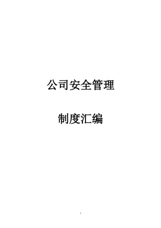 刮板机项目部安全制度(202231)