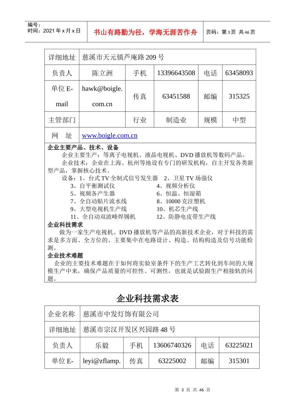 企业科技需求表_第3页