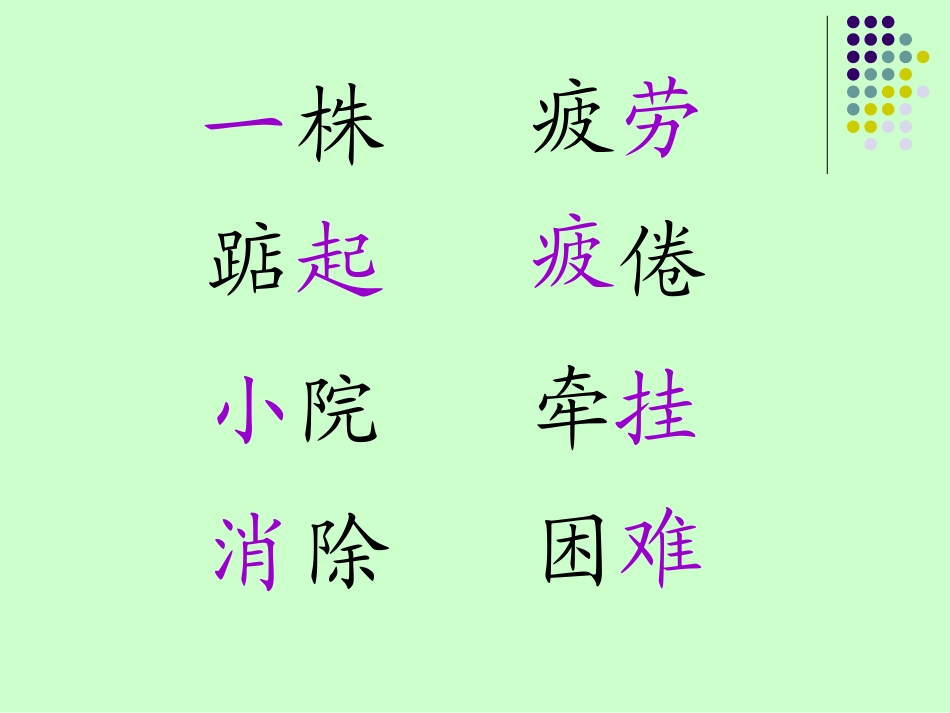 人教版二年级上册一株紫丁香教学PPT课件_第3页