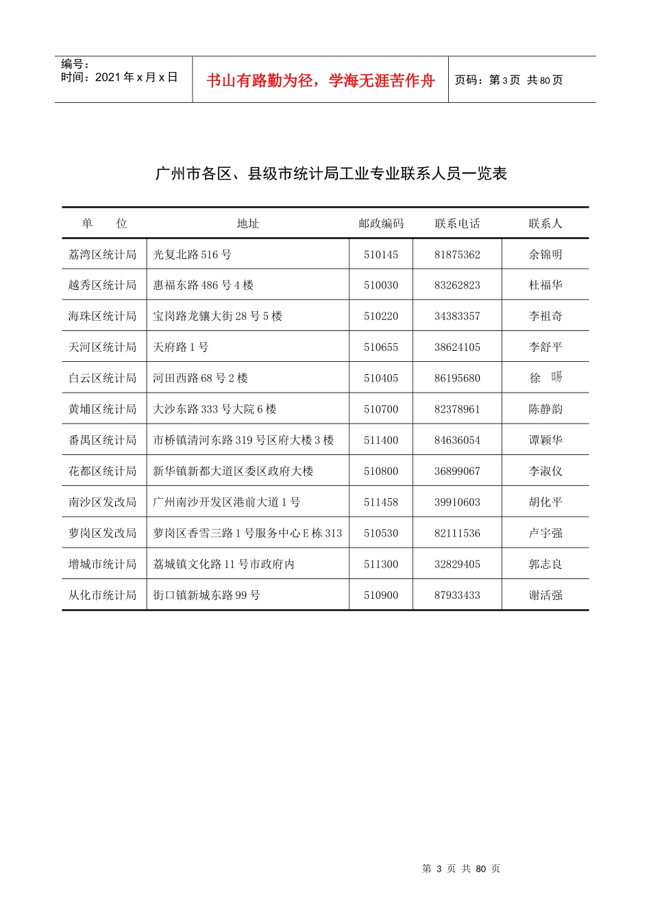 XXXX年工业统计报表制度-广东省_第3页