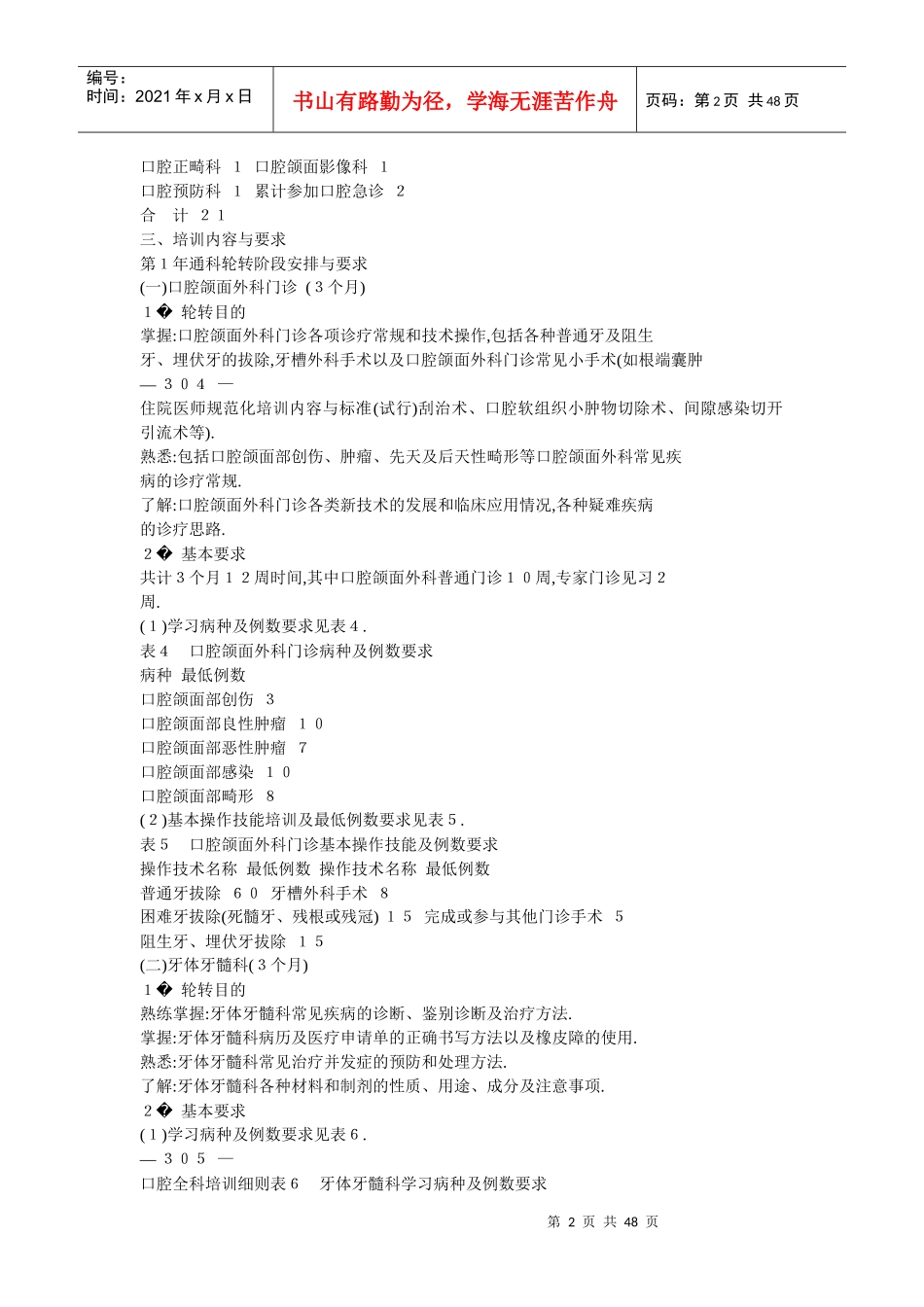 口腔医师规范化培训_第2页