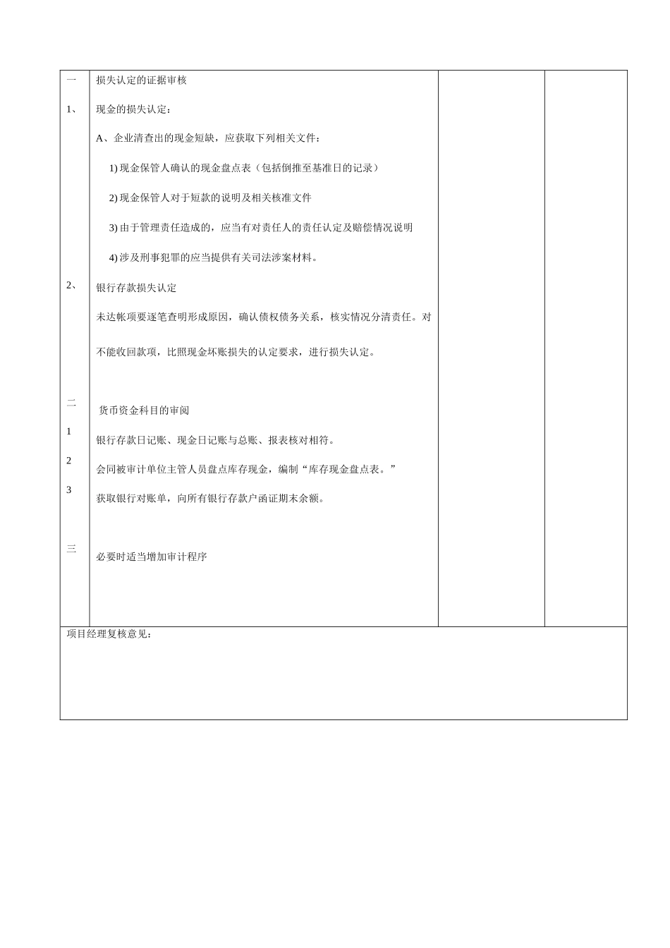 某企业资产类审计程序表_第2页