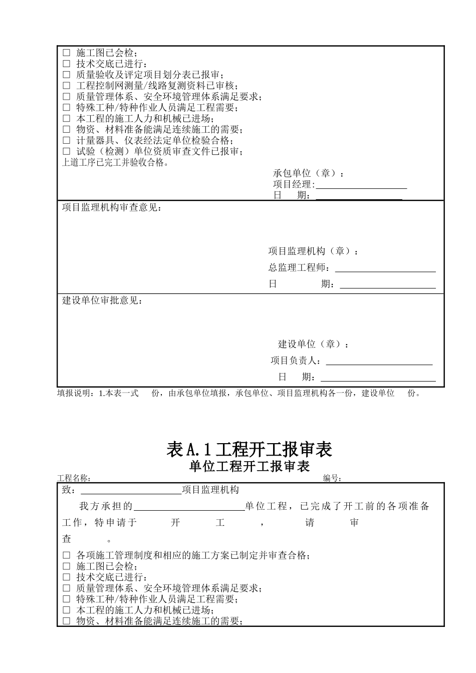 工程施工用表大全-_第3页