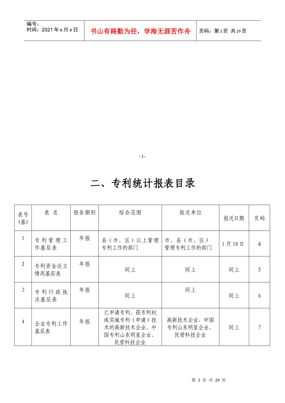 山东省专利统计报表制度汇编_第3页