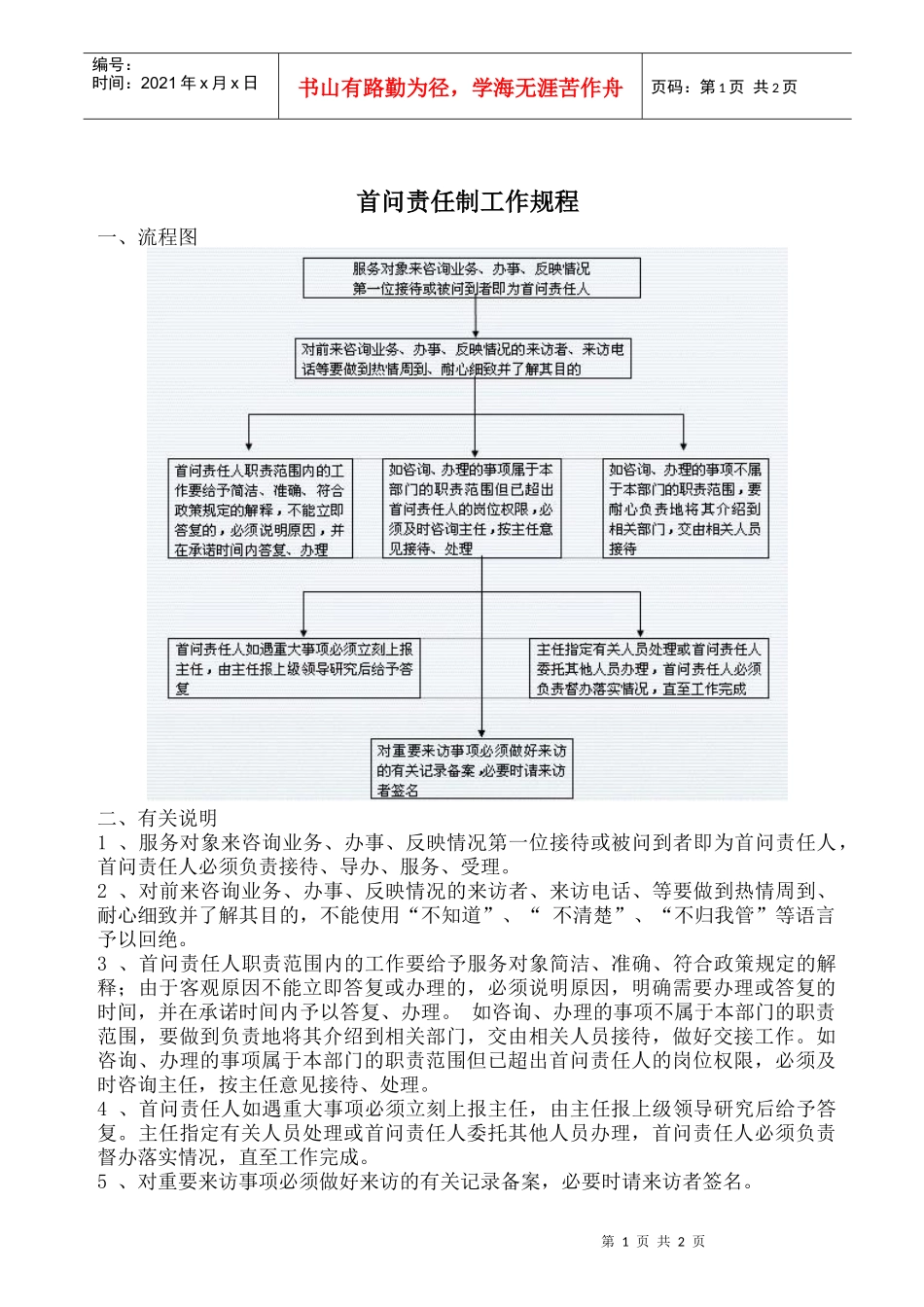 首问责任制工作规程_第1页
