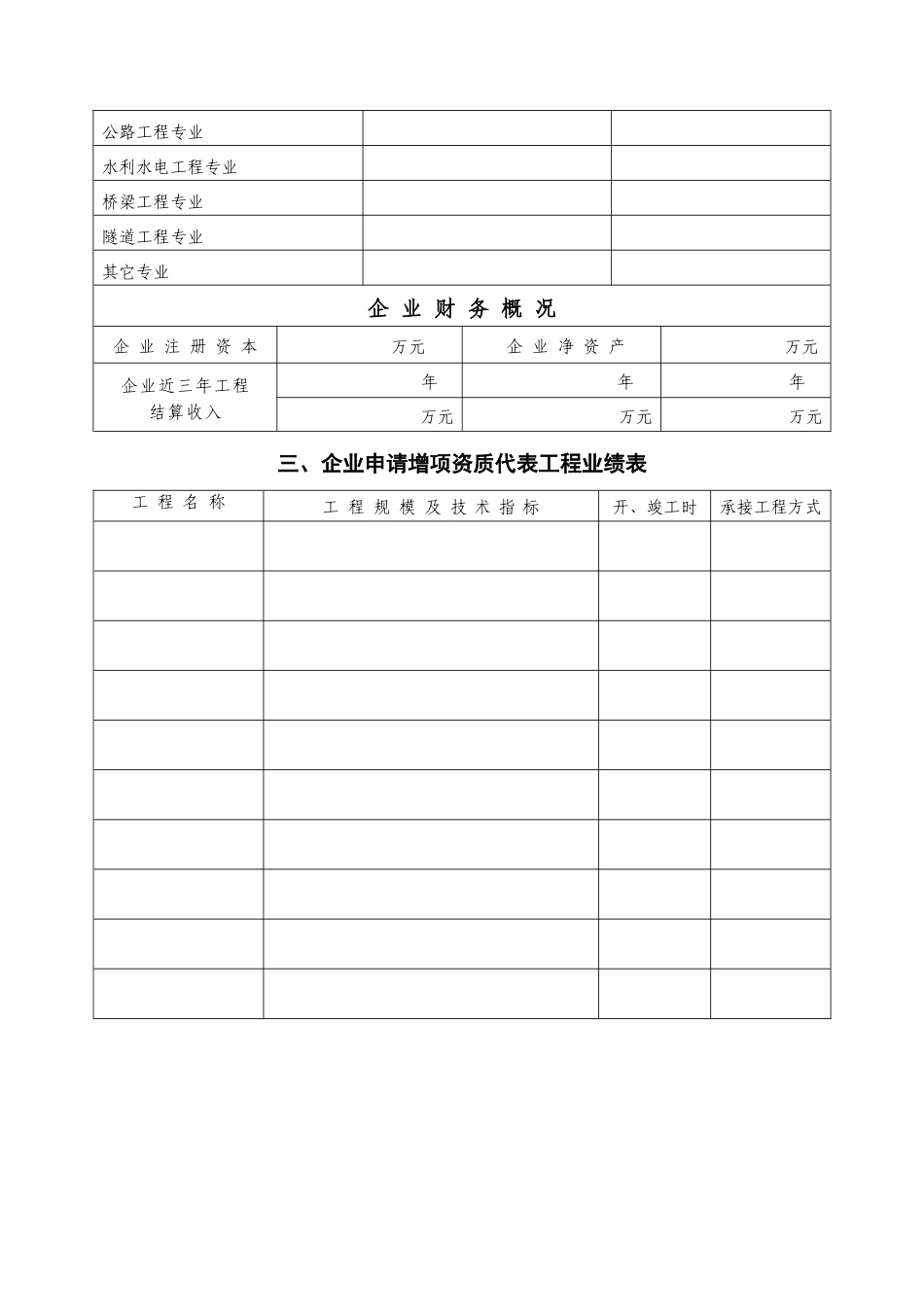 扶持建筑业企业增项资质申请表(一)_第3页