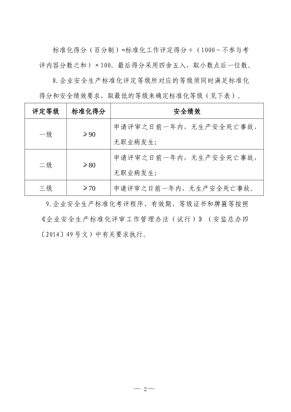 安全标准化评定标准_第2页