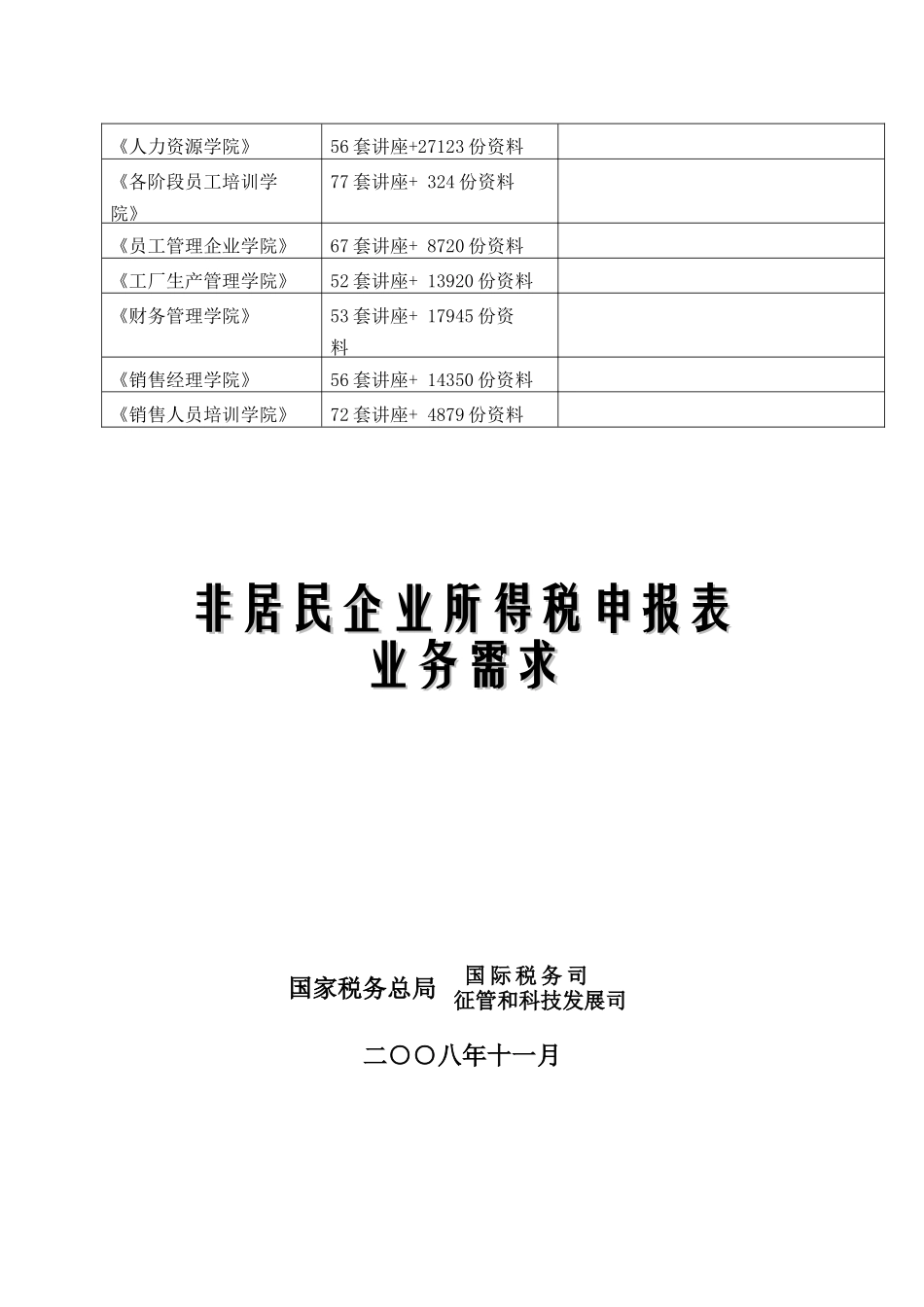 非居民企业所得税申报表大全_第2页