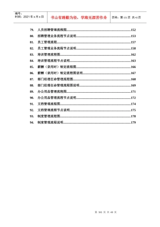 企业人事行政流程图