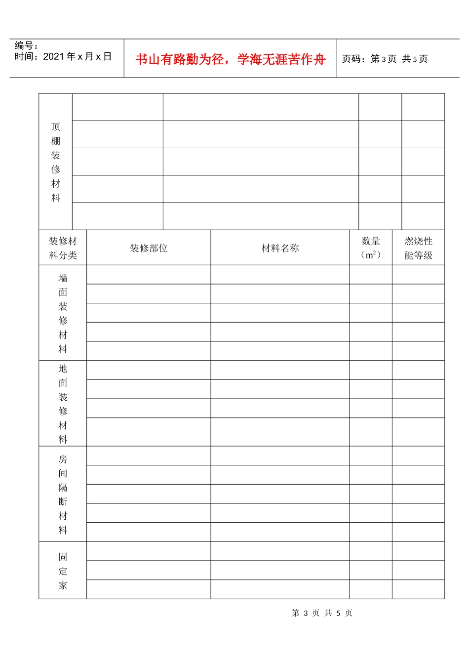 建筑内部装修设计防火审核申报表_第3页
