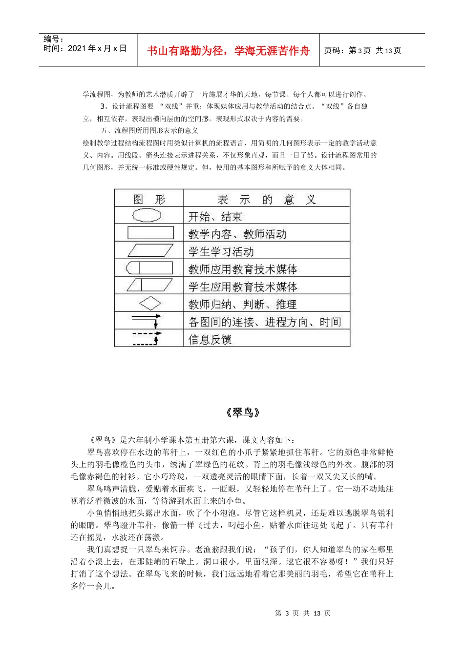 教学过程结构流程图的设计_第3页