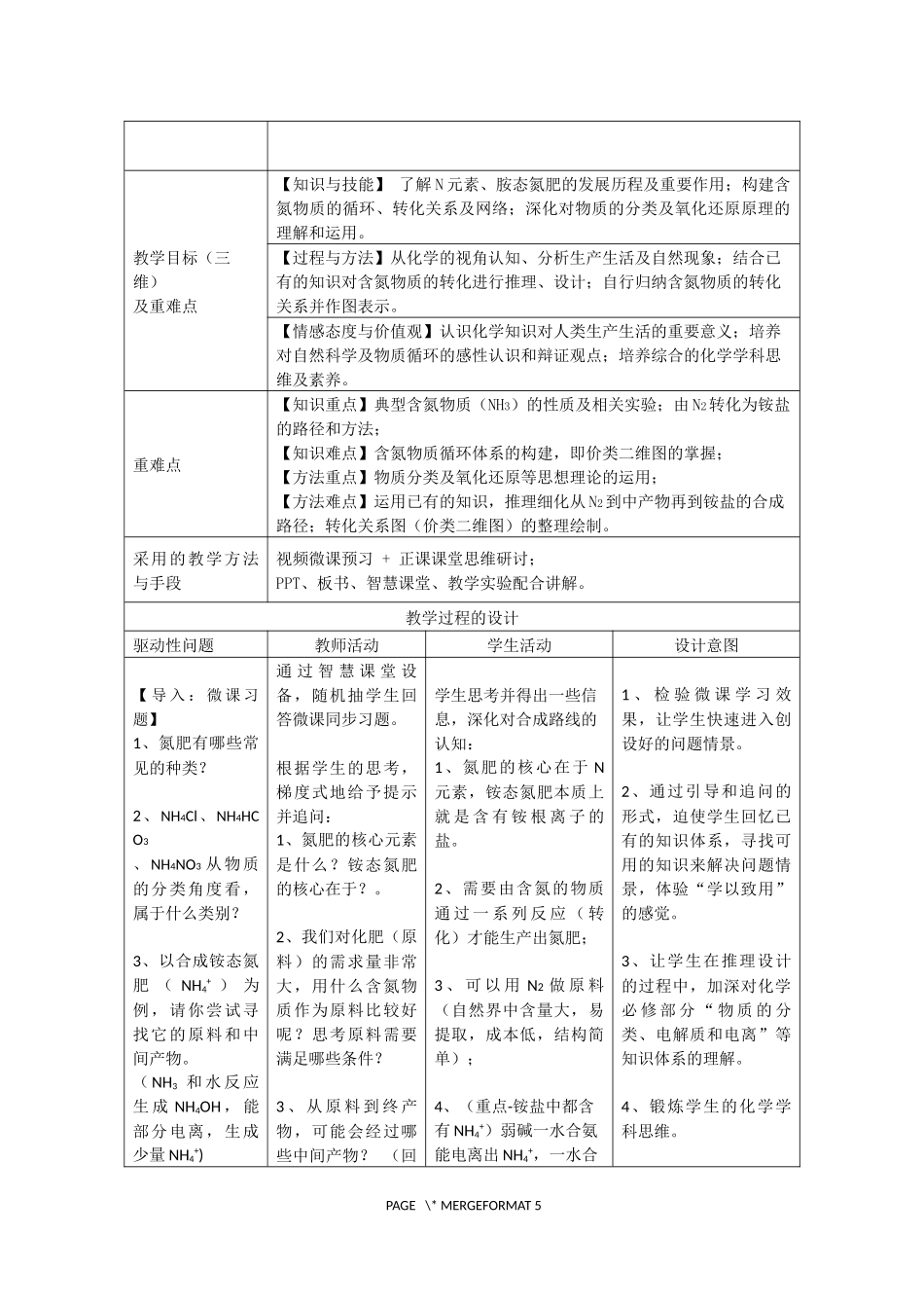 从氮肥合成看N元素转化-教案_第2页