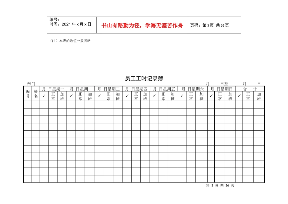 企业公司各类表格精品大全_第3页