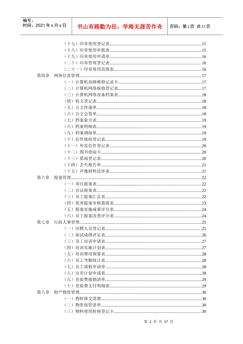 行政管理常用表格001_第2页
