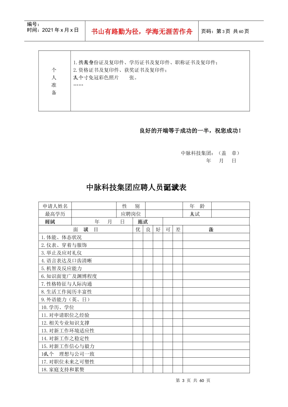 中脉科技集团人力资源管理图表1_第3页