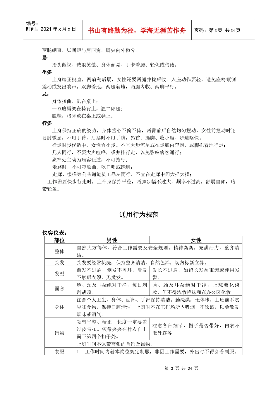 深圳看男科表扬徳尚员工言行规范_第3页