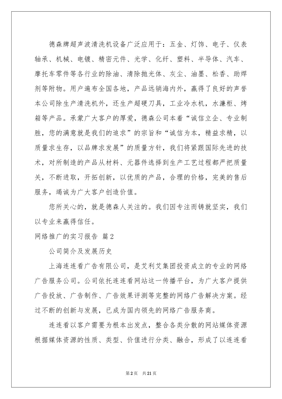 网络推广的实习报告4篇_第2页