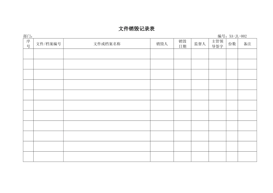 中小型整装锅炉安装记录表及常用管理表格_第3页