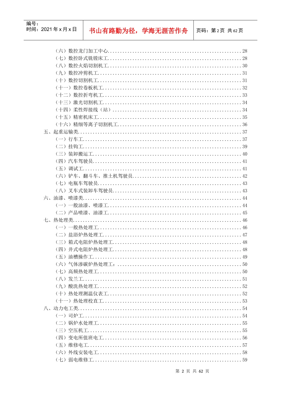 (全)各类设备安全操作规程_第2页