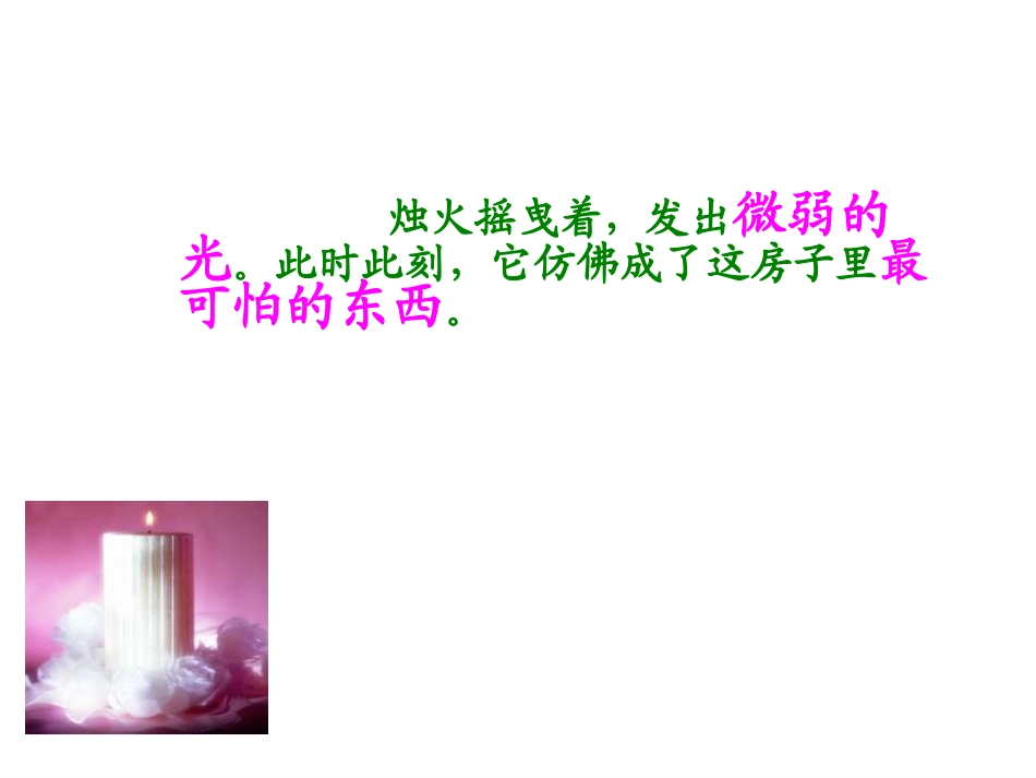 生死攸关的烛课件_第2页